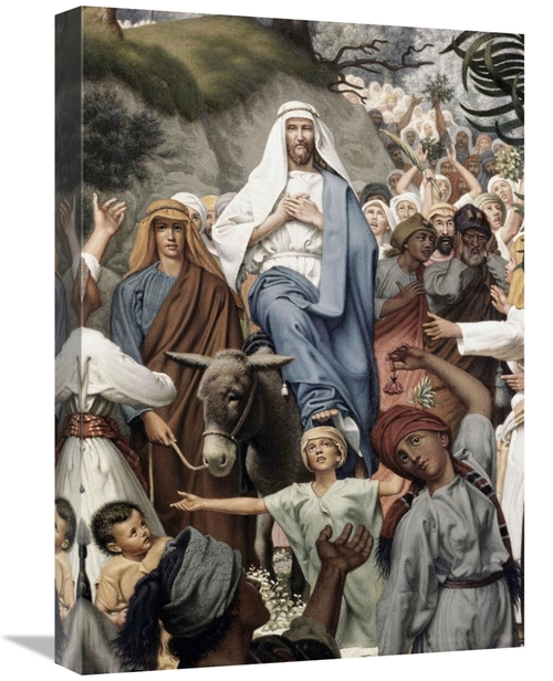 Global Gallery GCS-277257-22-142 22 in. Entrance Into Jerusalem Art Pr