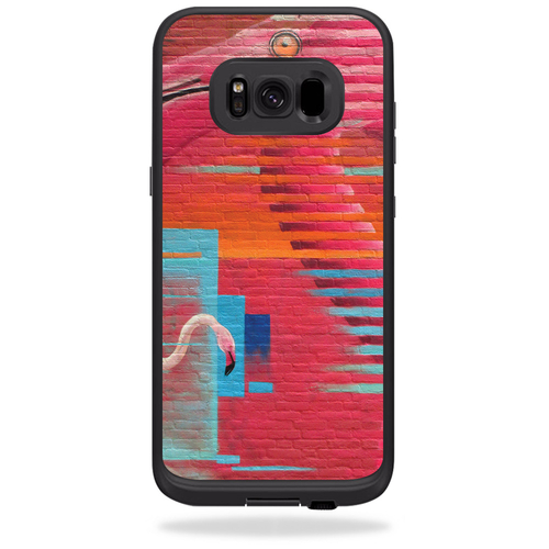 MightySkins LIFSGS8PL-flamboyant flamingos Skin for Lifeproof Samsung 