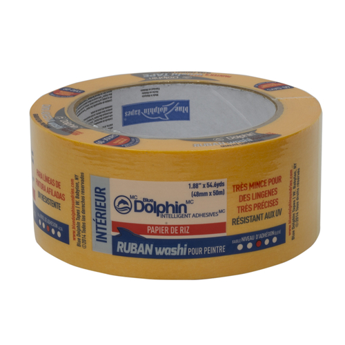 Blue Dolphin 1895630 2 in. x 54.6 Yards Yellow Medium Strength Painter