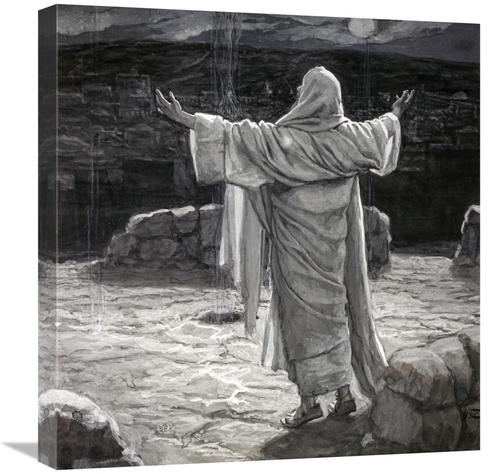 Global Gallery GCS-282891-22-142 22 in. Christ Going to the Mount of O