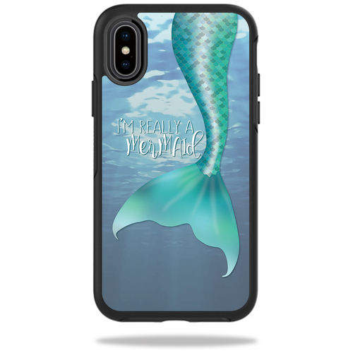 MightySkins OTSIPX-im really a mermaid Skin for Otterbox Symmetry iPho