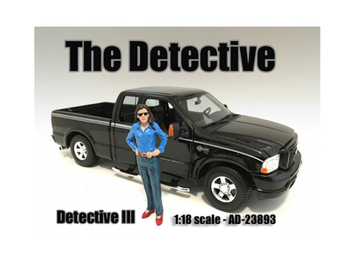 \The Detective #3\" Figure For 1:18 Scale Models by American Diorama"