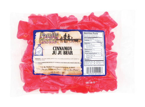 Ruckers Wholesale & Service 9235243 11.5 oz Family Choice Ju Ju Bear C