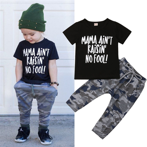 Toddler Kids Baby Boy Fashion Summer Outfits Short