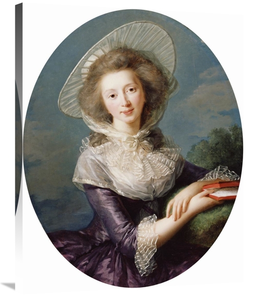 Global Gallery GCS-455051-2835-142 28 x 35 in. The Vicomtesse De Vaudr