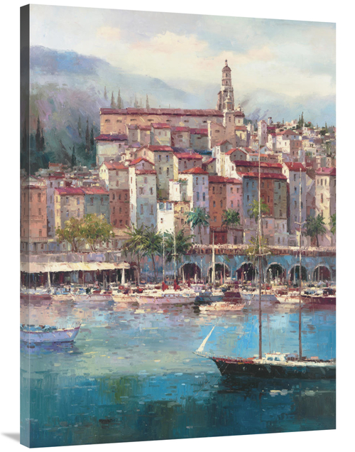 Global Gallery GCS-115317-3040-142 30 x 40 in. Mediterranean Harbor I 