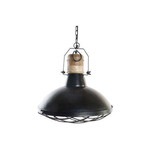 Ceiling Light DKD Home Decor 52 x 52 x 57 cm Black Brown Iron Mango