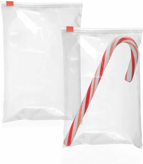 Pack of 100 Slider Zipper Bags 4 x 6. Clear Poly Bags 4x6. Thickness 3