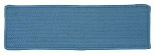 Colonial Mills H870A008X028SX Simply Home Solid - Blue Ice Stair Tread