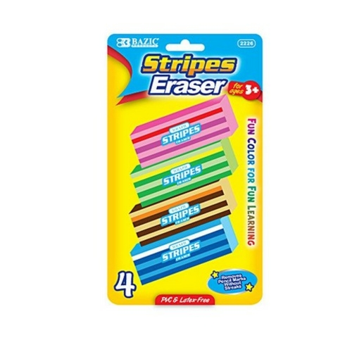 Bazic 2226 BAZIC Fashion Eraser (4/Pack)