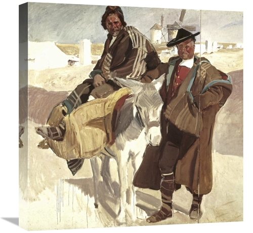 Global Gallery GCS-280126-22-142 22 in. Typical Men of La Mancha Art P