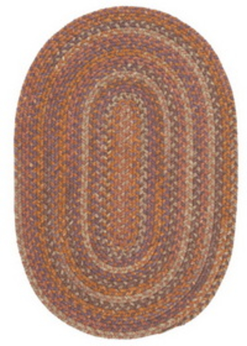 Colonial Mills Rug RU70R048X072 Rustica - Audubon Russet 4 ft. x 6 ft.