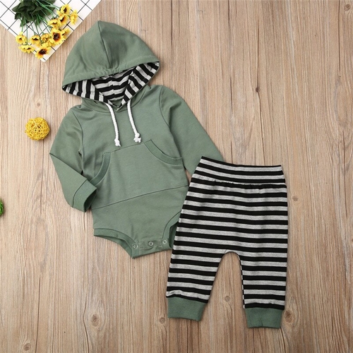 PudcocoAutumn Newborn kids Baby Boy Long Sleeve
