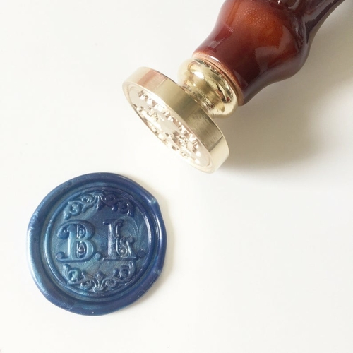 Wedding Wax Seal Stamp with initials