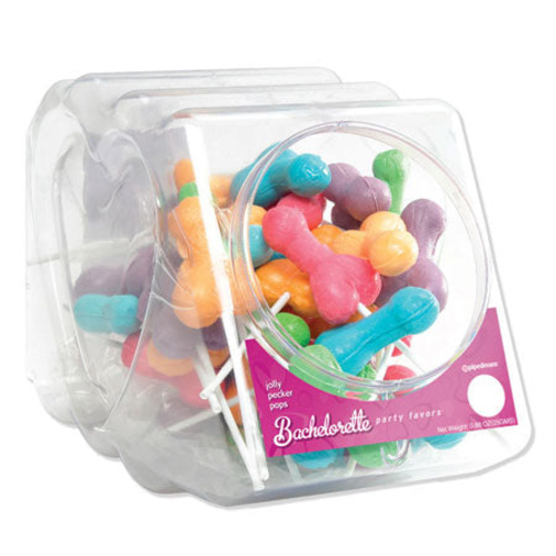 Pipedream Bachelorette Party Favors Jolly Pecker Pops 50-Piece Display