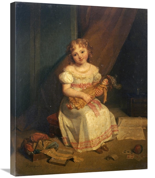 Global Gallery GCS-266346-30-142 30 in. Her Favourite Doll Art Print -