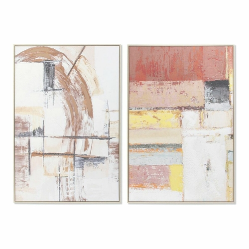 Painting DKD Home Decor Abstract 83 x 4,5 x 123 cm Modern (2 Units)