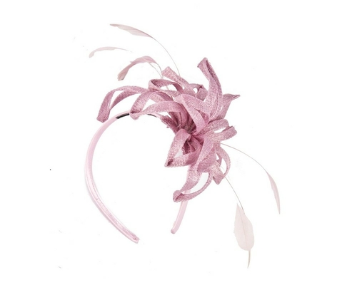 Flamboyant pink fascinator