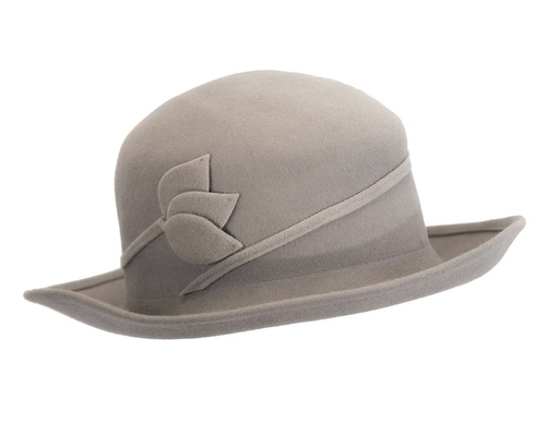 Exclusive rabbit fur grey hat Made in Europe