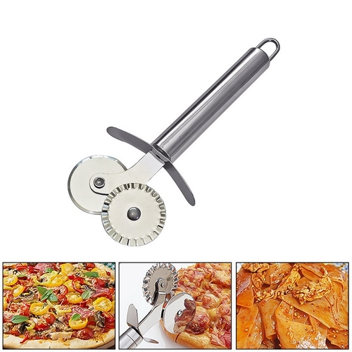 1PC Pizza Knife Head Wheel Roller Stainless Steel