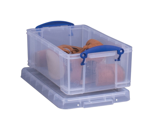 Really Useful 6662969 Stackable Clear Storage Box, 5 x 8 x 13.37 i