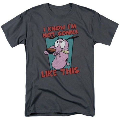 Trevco Courage The Cowardly Dog-Not Gonna Like - Short Sleeve Adult 18