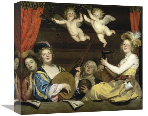 Global Gallery GCS-278039-16-142 16 in. Concert Art Print - Gerrit Van