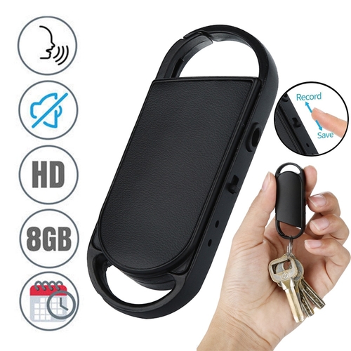 sport headphone 496 Hours 8GB Keychain Audio Spy