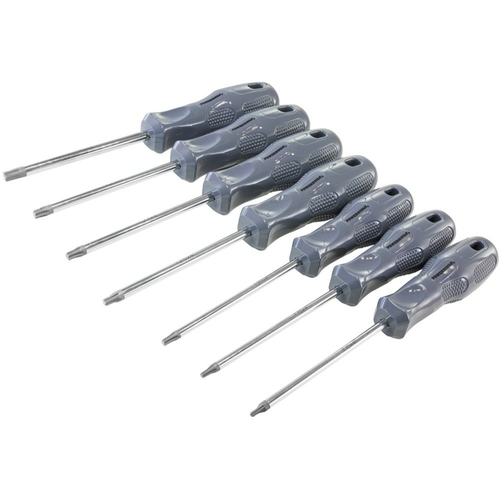 Powerbuilt 7 Piece Professional Star Screwdriver Set Acetate Handles -