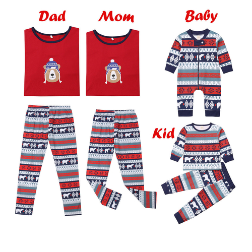 Christmas Family Matching Pajamas Outfits Set