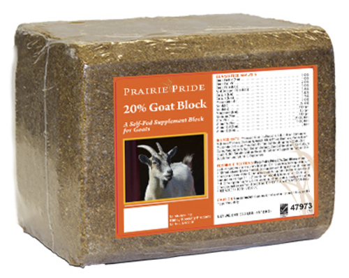 Ridley Inc 47973 33 lbs. 20 Percentage Goat Block