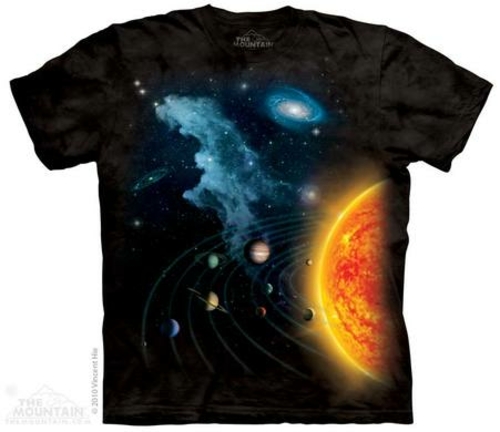 The Mountain 1031261 Solar System T-Shirt, Medium