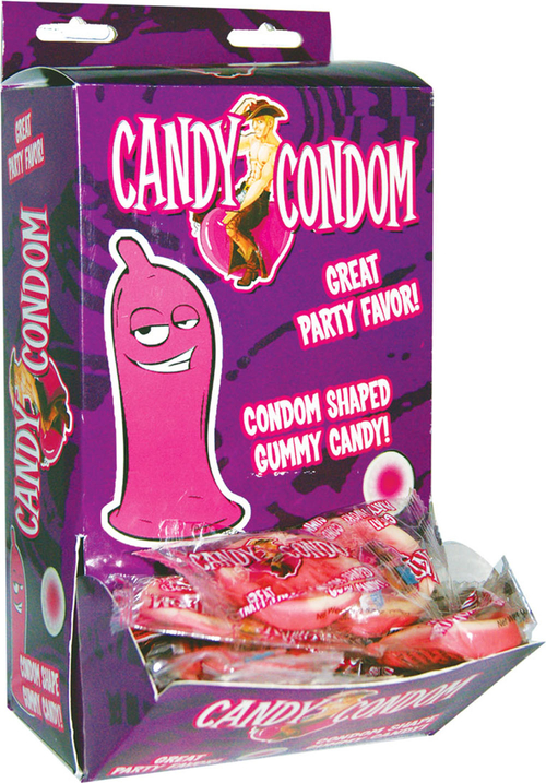 Candy Condoms  - 50 Pieces Display