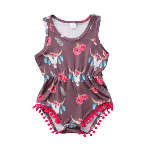 Newborn Infant Kids Baby Girls Floral Clothes