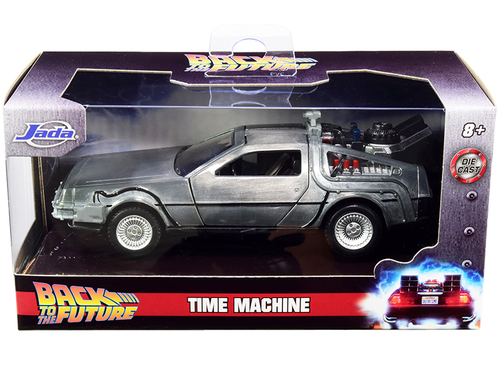 DeLorean DMC (Time Machine) Silver \Back to the Future Part I\" (1985)