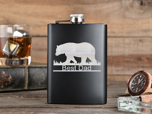 Custom Stainless Steel Flask Personalized Flask Gift Proposal Best Man