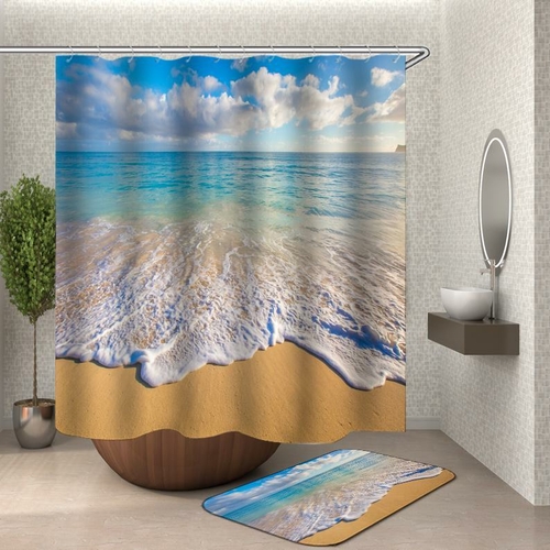 Gentle Ocean Shower Curtain