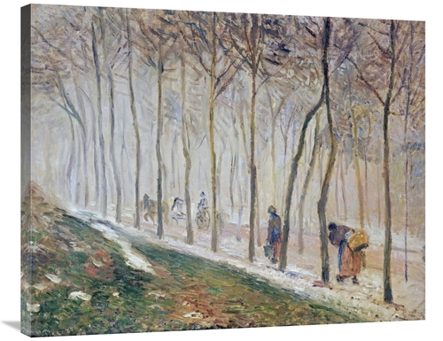 Global Gallery GCS-267028-36-142 36 in. The Path, Effect of Snow A