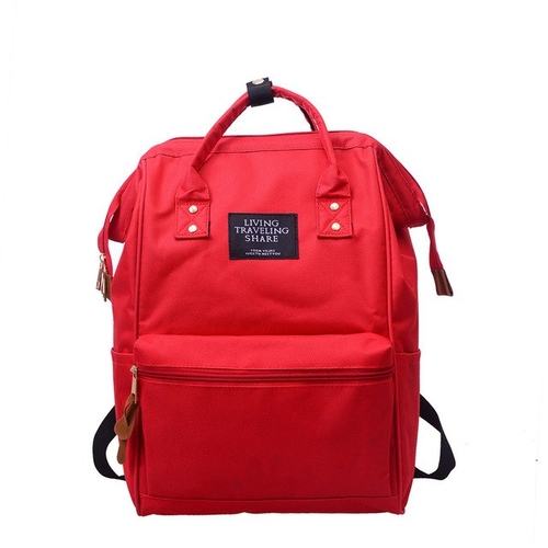 TOP brand Unisex women men Solid Backpack School