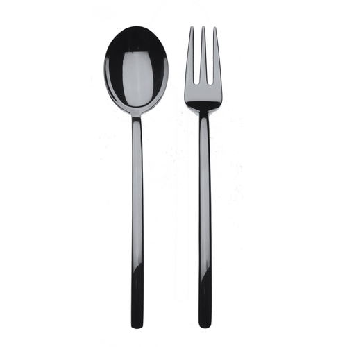 Serving Set (Fork and Spoon) DUE ORO NERO