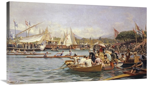 Global Gallery GCS-266242-40-142 40 in. A Regatta, Geneva Art Prin