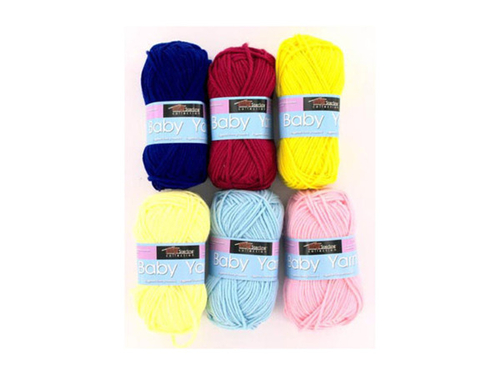 Bulk Buys HK104-96 Baby Yarn -Pack of 96