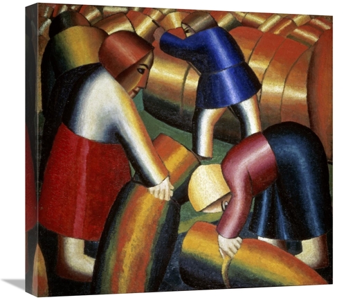 Global Gallery GCS-278342-22-142 22 in. Harvesting Rye Art Print - Kaz