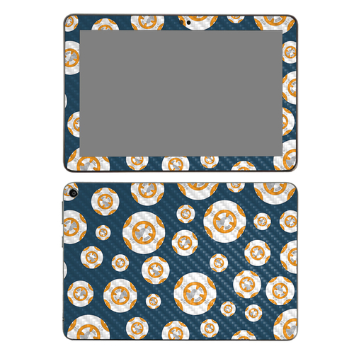 MightySkins CF-AMFIHD82-Mini Galaxy Bots Carbon Fiber Skin for Amazon 