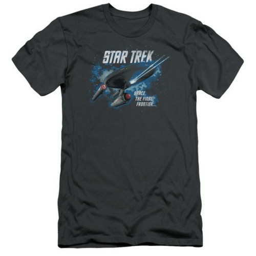 Trevco Star Trek-The Final Frontier - Short Sleeve Adult 30-1 Tee - Ch