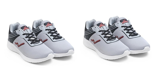 Men's Running Shoes Sports Gym & Walking PACK OF 2 (Size-10)