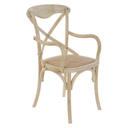 Dining Chair DKD Home Decor White Multicolour 55 x 57 x 92 cm 55 x 47