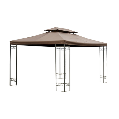 Outsunny 13'x 10' Gazebo Replacement Canopy 2 Tier Water-resistant Top