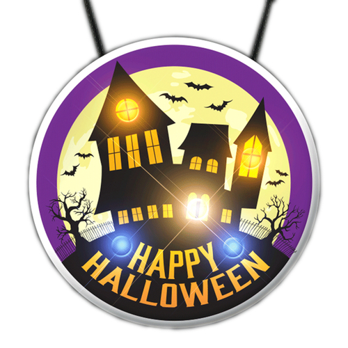 Blinkee HALLFLHAU Flashing Haunted House Necklace