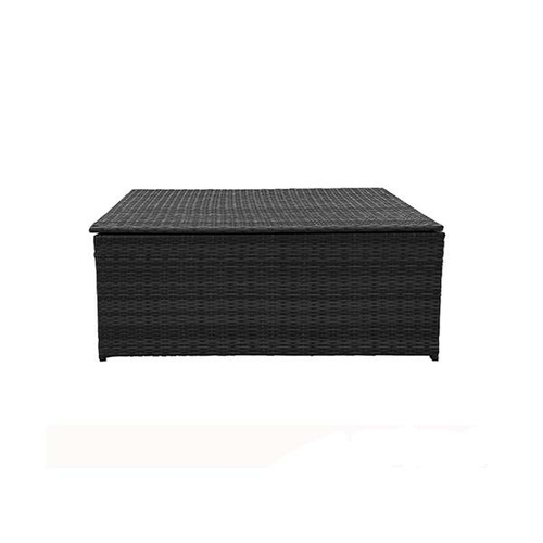 Outdoor Rattan Storage Box Garden Toy Tools Shed Uv Resistant